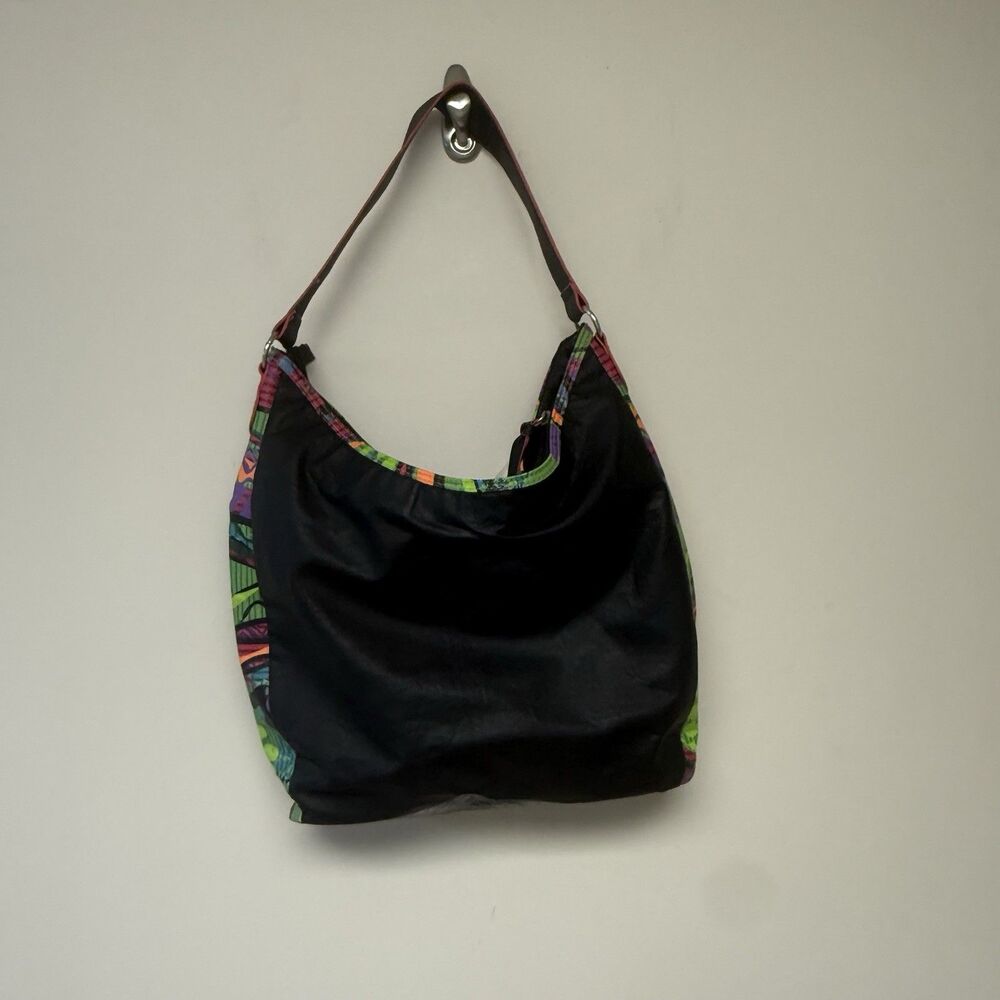 Vintage Y2K Coogi Handbag Hobo Shoulder Purse Satchel Colorful Logo NWT vintage - Picture 4 of 12